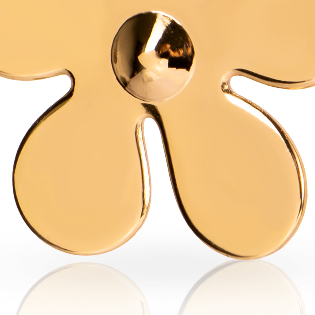 Gold earrings