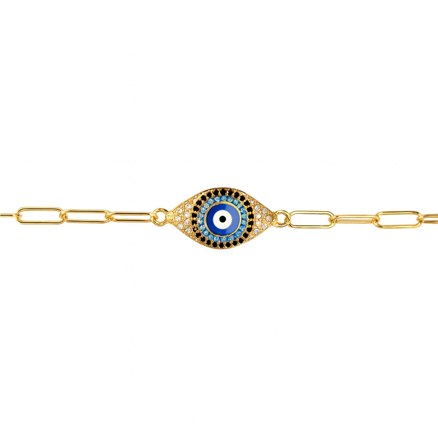 Blue Nazar Charm Bracelet