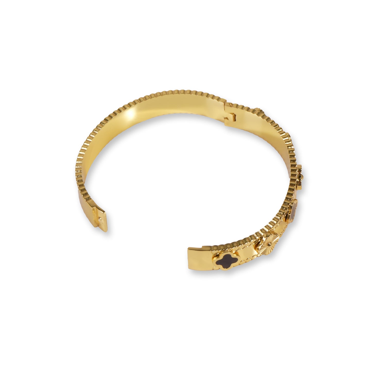 Midnight Clover Bracelet