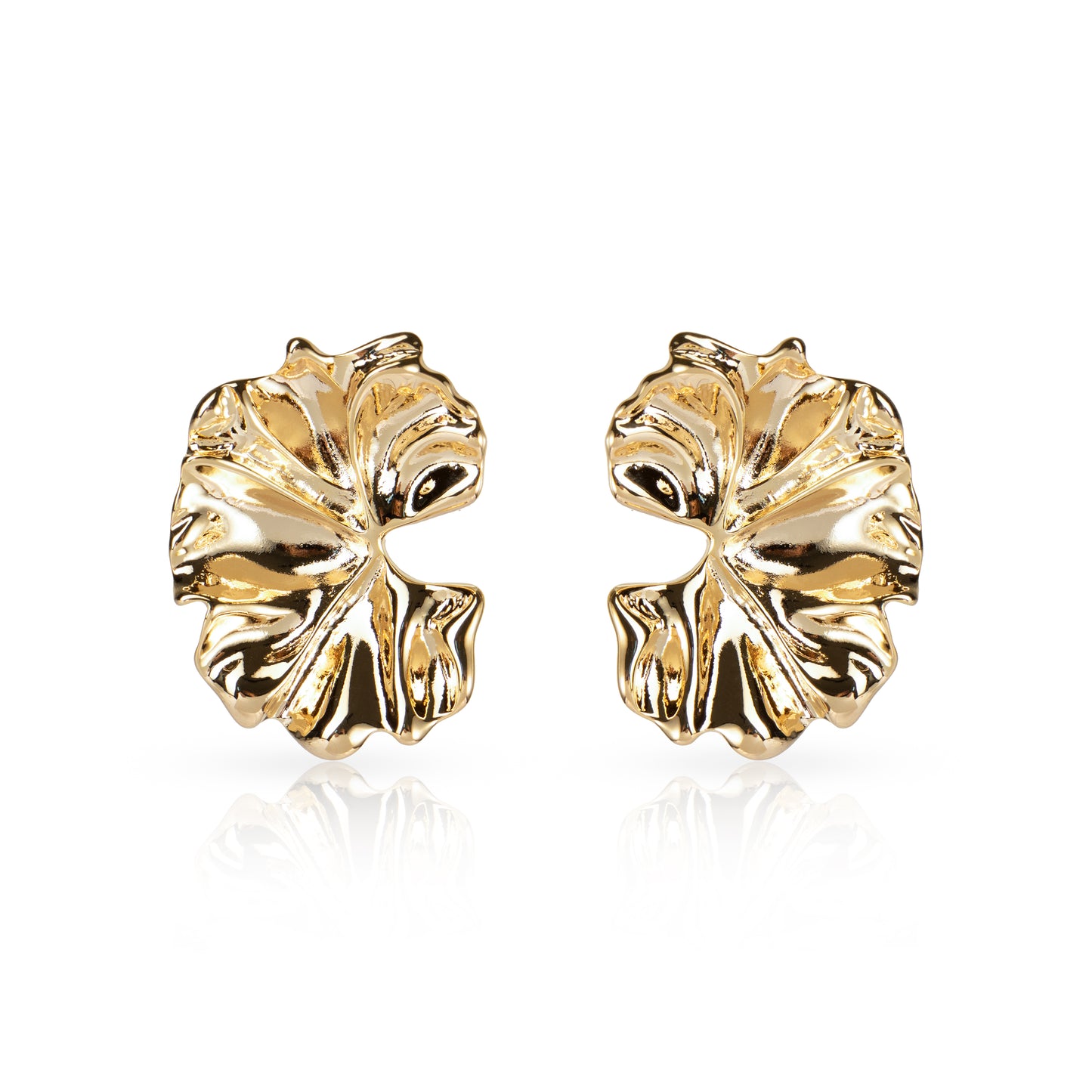 Valora Leaf Statement Earrings