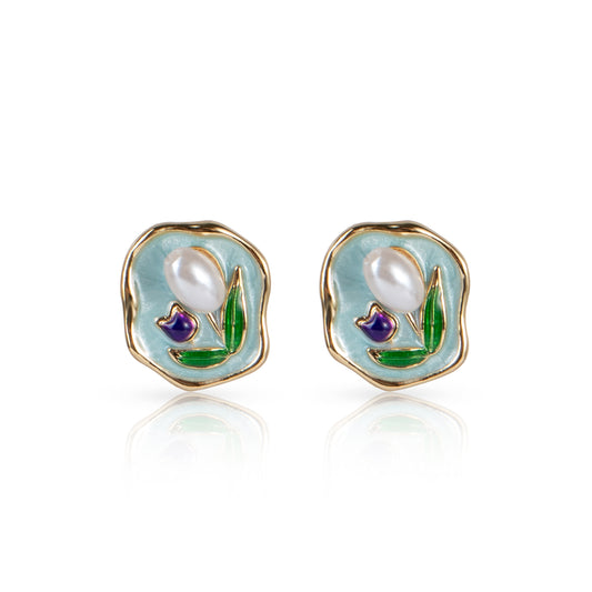 Amora Bloom Studs