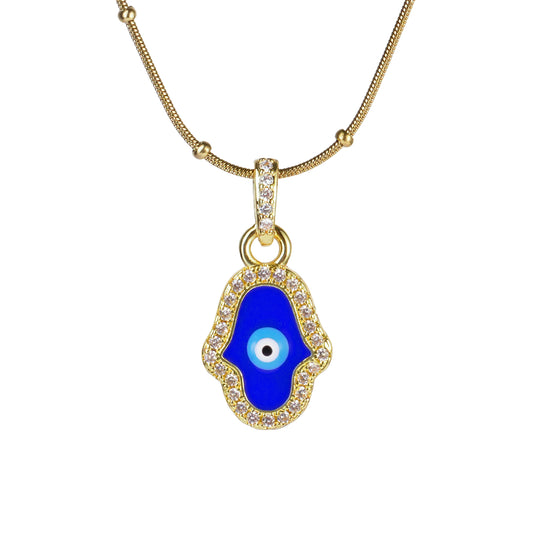 Noor Nazar Charm Necklace
