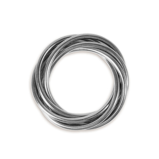 Twist & Wear Chain Bracelet : Dual Tone Silver