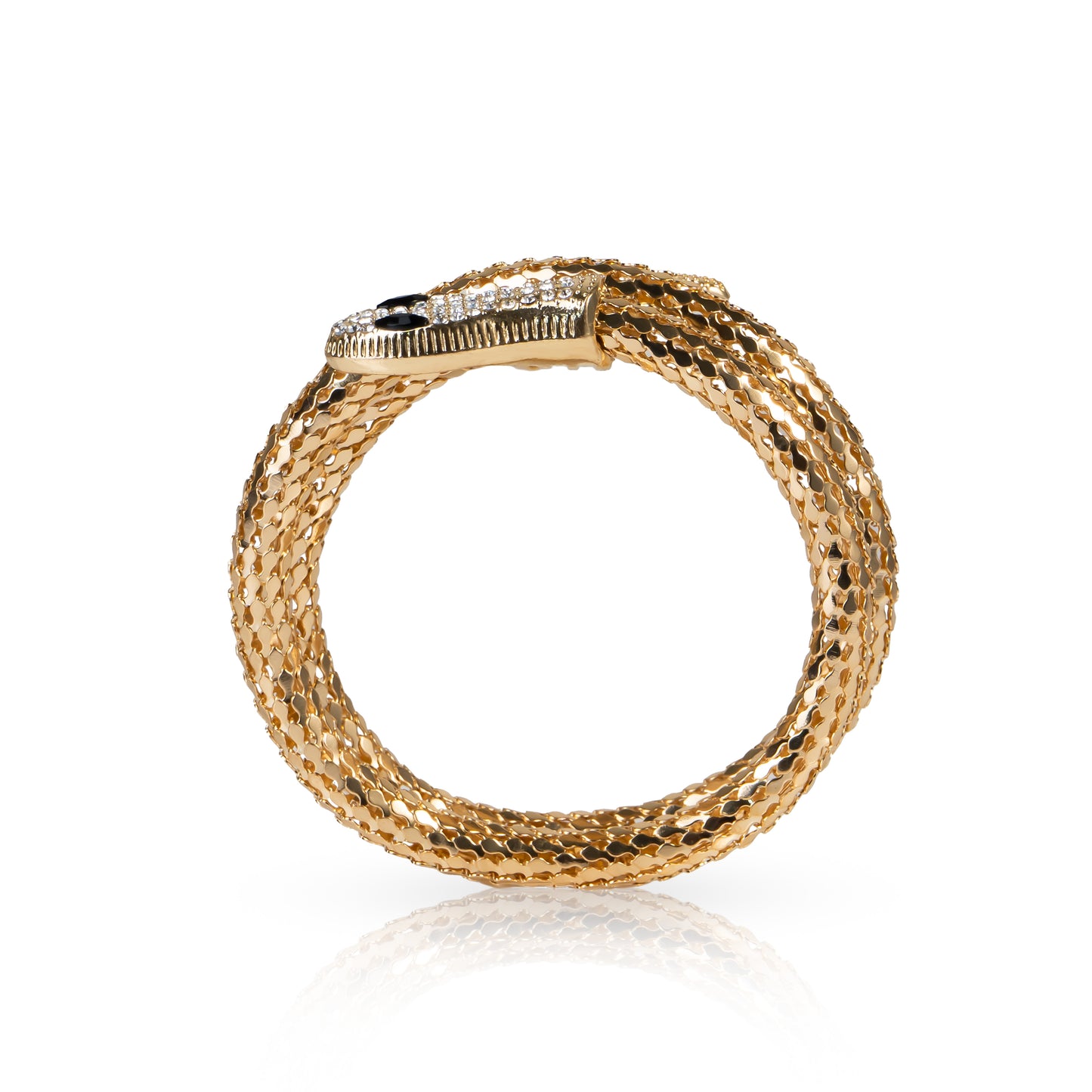 Serpent Luxe Wrap Bracelet