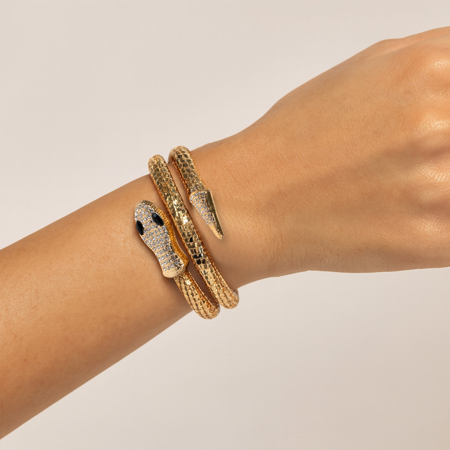 Serpent Luxe Wrap Bracelet