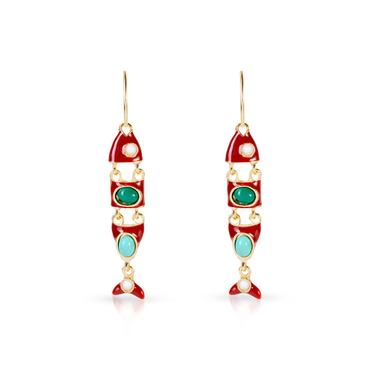 Scarlet Fin Earrings